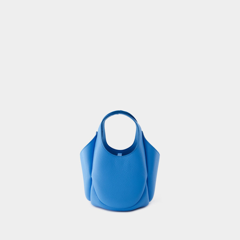 Mini Bucket Swipe Shopper Bag - Coperni - Leather - Blue