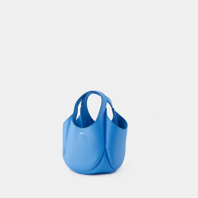 Mini Bucket Swipe Shopper Bag - Coperni - Leather - Blue