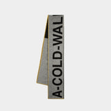 Large Logo Scarf - A Cold Wall - Wool - Black