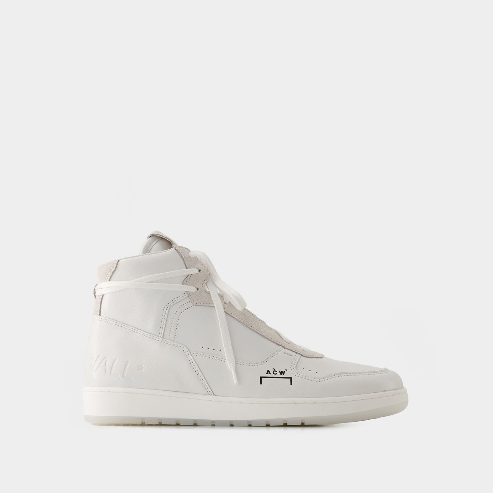 Luol Hi Top Sneakers - A Cold Wall - Leather - White display picture 2