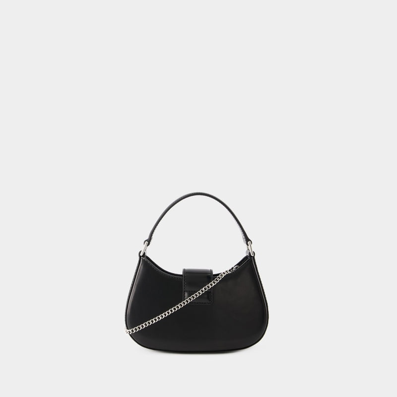 Crescent Bag - Self Portrait - Leather - Black