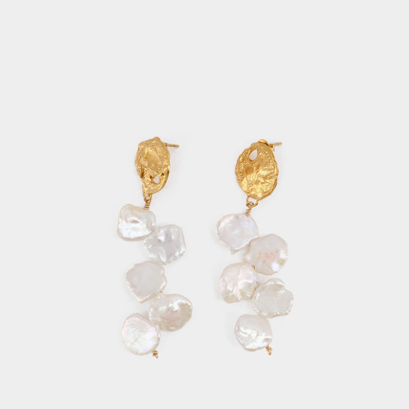 La Jetée Earrings in Gold