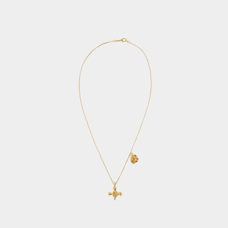 Memory and Desire Necklace in Gold