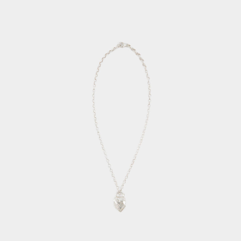 The Amore Unlocked Necklace in Silver