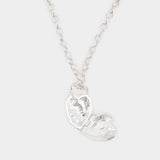 The Amore Unlocked Necklace in Silver