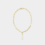 The Baroque Pearl Layer Necklace - Alighieri - Gold