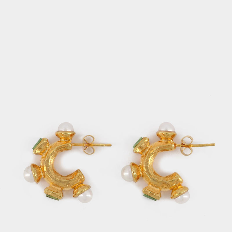 The Traveller's Path Earrings in Gold