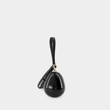 Faberge Micro Egg  Clutch - Simone Rocha - Black - Plexiglas