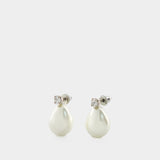 Pearl Egg Earrings - Simone Rocha - Pearl - W