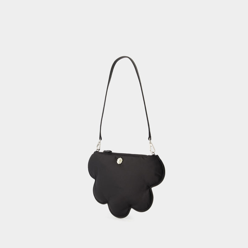 Daisy Shoulder Bag  - Simone Rocha - Polyester - Black