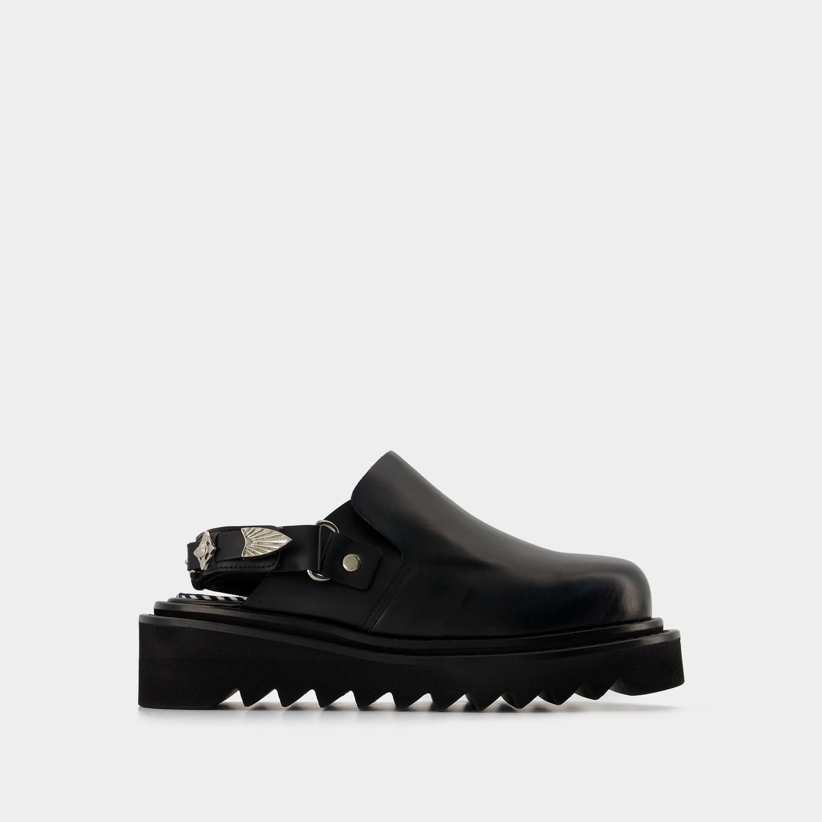 サンダル・ミュール Aj1345 Sandals - Toga Pulla - Leather - Black Aj1304 Sandals - Toga Pulla - Leather - Black