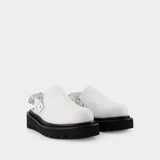 Aj1239 Mules - Toga Pulla - White - Leather