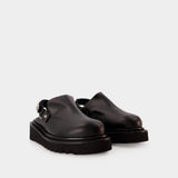 Aj1249 Flat Shoes - Toga Virilis - Black - Leather