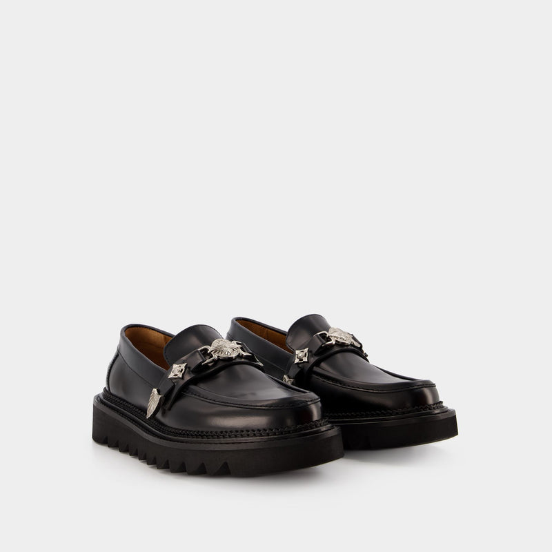 Aj1253 Flat Shoes - Toga Virilis - Black - Polido