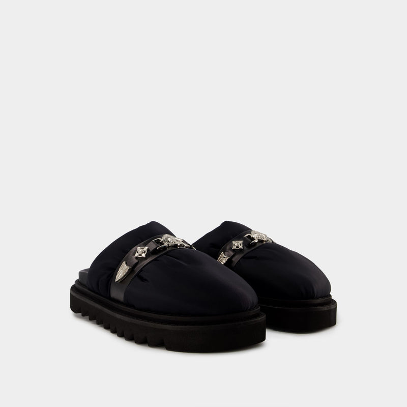 Sandals - Toga Virilis - Nylon - Black