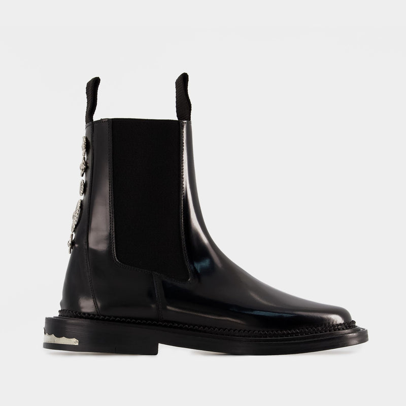 AJ1295 Boots - Toga Virilis - Leather - Black