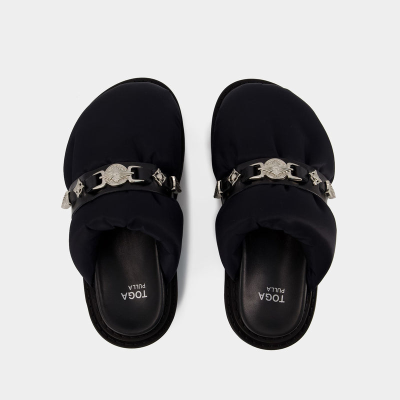 Aj1280 Sandals - Toga Pulla - Leather - Black