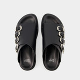 Aj1304 Sandals - Toga Pulla - Leather - Black
