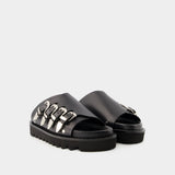 Aj1304 Sandals - Toga Pulla - Leather - Black