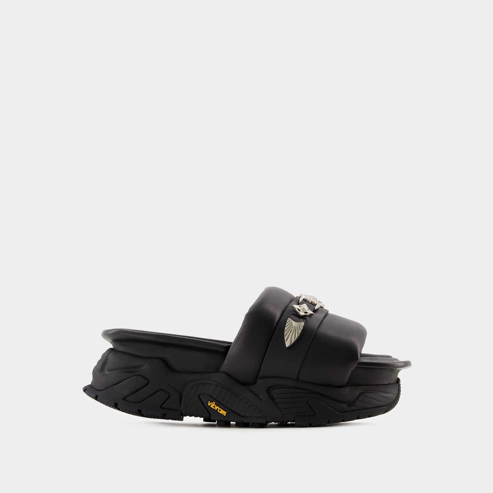 サンダル・ミュール Aj1315 Sandals - Toga Pulla - Leather - Black Aj1315 Sandals - Toga Pulla - Leather - Black