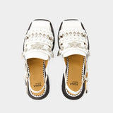 Aj1312 Sandals - Toga Pulla - Leather - White