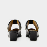 Aj1307 Sandals - Toga Pulla - Leather - Black