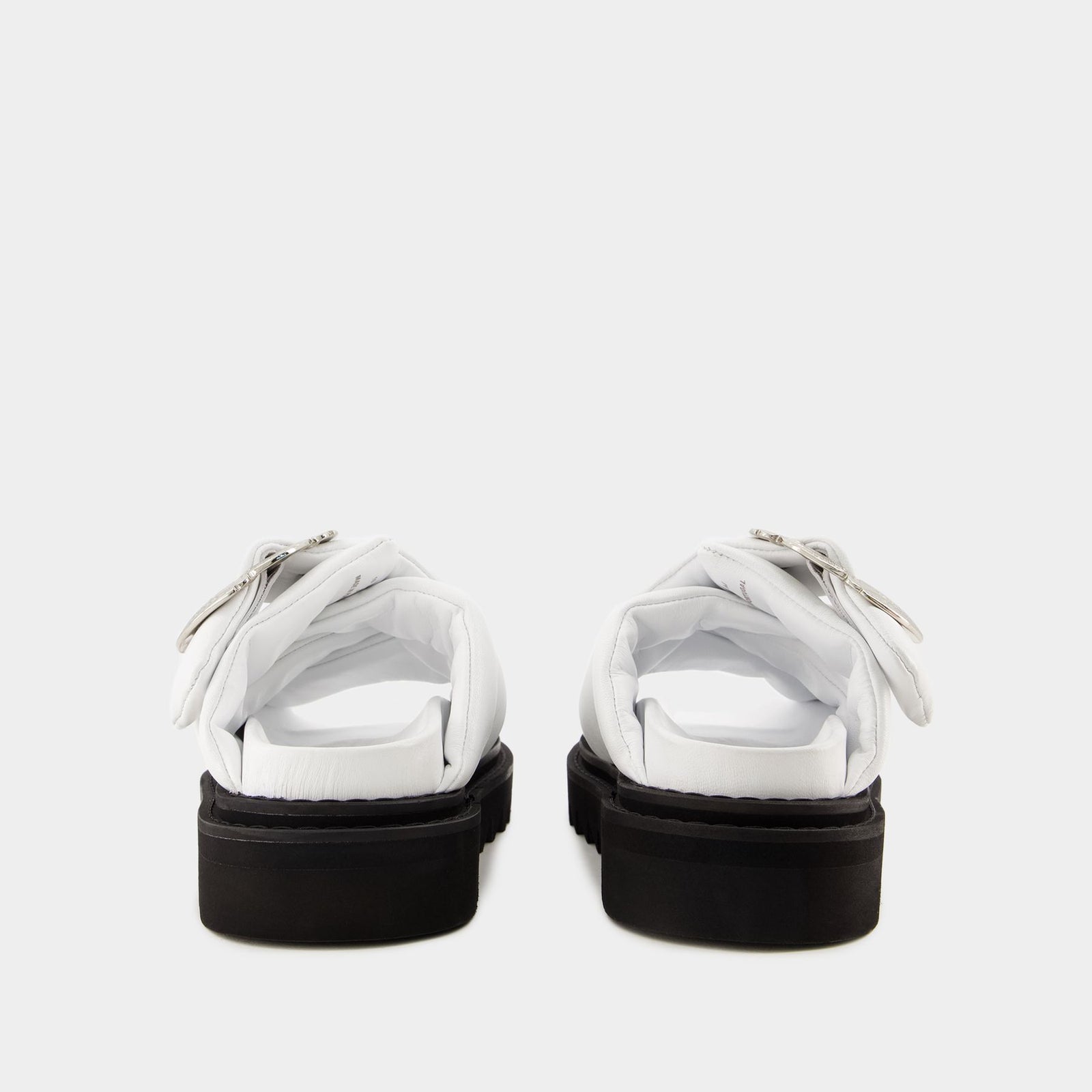 サンダル・ミュール Aj1317 Sandals - Toga Pulla - Leather - White Aj1317 Sandals - Toga Pulla - Leather - White