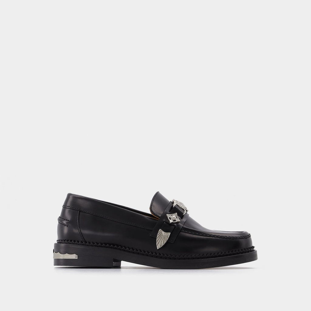 【関税込み】Toga Pulla ブラック Polido スリッポン ローファー Aj1041 Loafers - Toga Pulla - Black - Polido