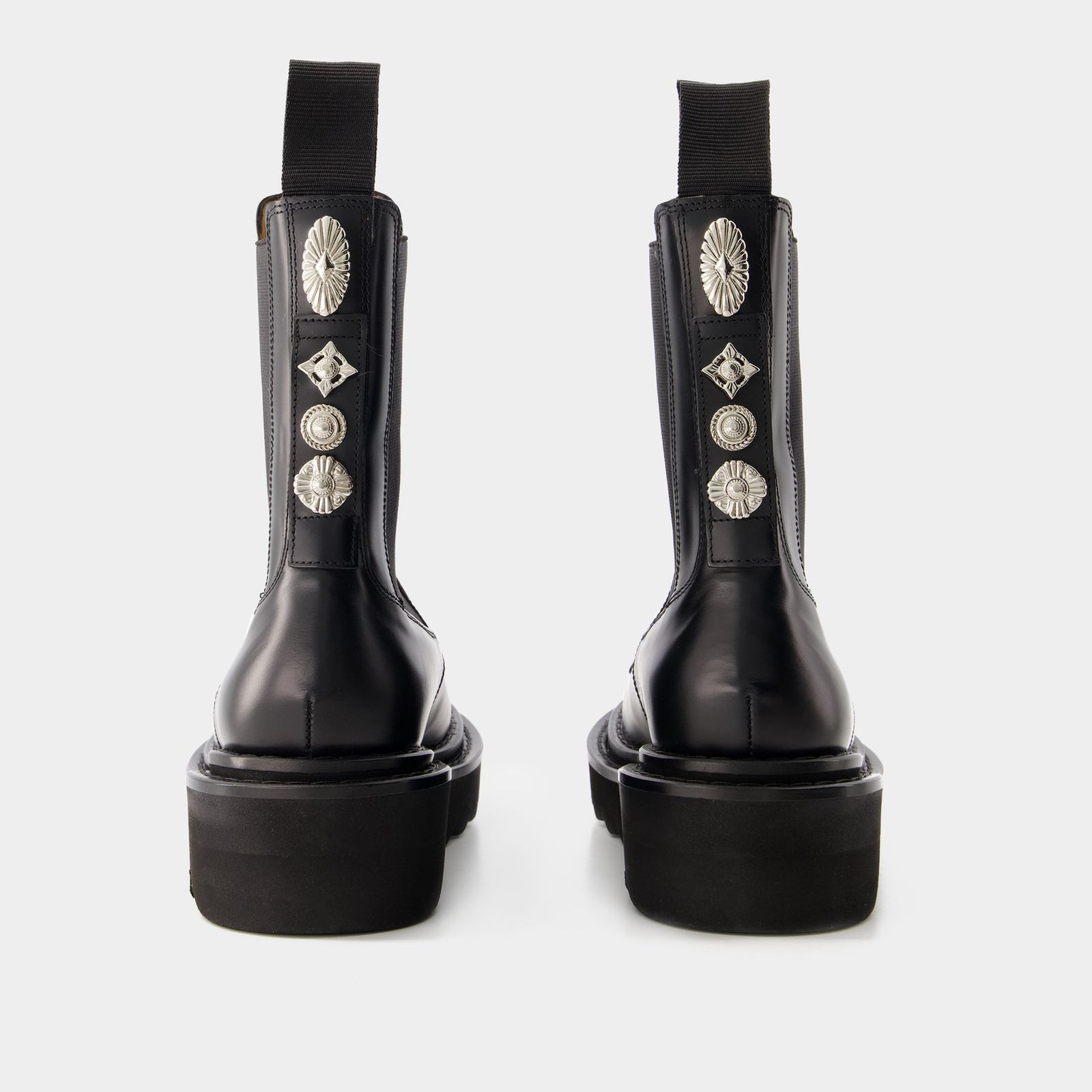 靴 TOGA PULLA Zipper boots size 36 TOGA - トーガ プルラ TOGA PULLA レザー メタル ジップブーツ