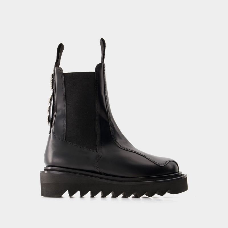 Aj1146 Boots - Toga Pulla - Leather - Black