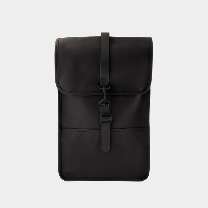 Mini Backpack - Rains - Synthetic - Black