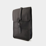 Mini Backpack - Rains - Synthetic - Black