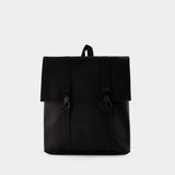 Msn Mini Backpack - RAINS - Synthetic - Black