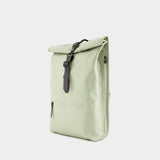 Rolltop Rucksack Backpack - RAINS - Synthetic - Green