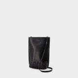 Banner Small Crossbody Bag - Ganni - Leather - Black