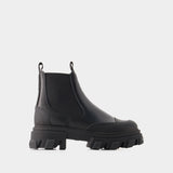 Low Chelsea Boots - Ganni - Leather - Black