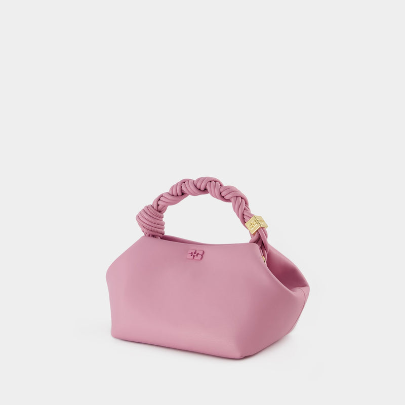 Bou Crossbody Bag - Ganni - Leather - Pink