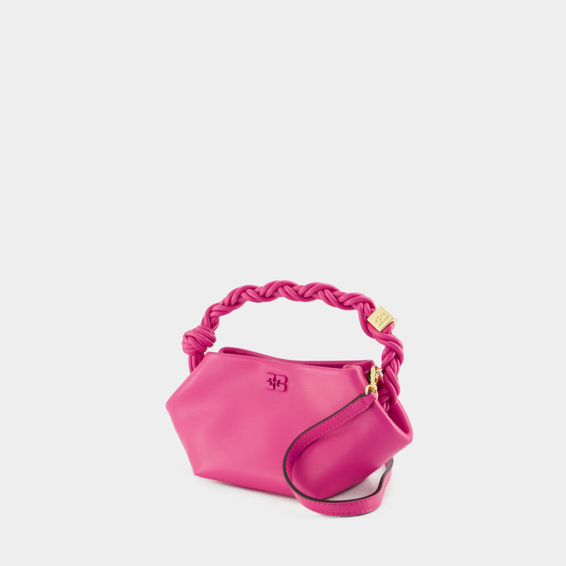 Ganni Bou Mini Crossbody - Ganni - Leather - Pink