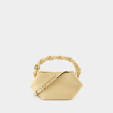 Ganni Bou Mini Crossbody - Ganni - Leather - Beige