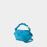 Ganni Bou Mini Crossbody - Ganni - Leather - Blue