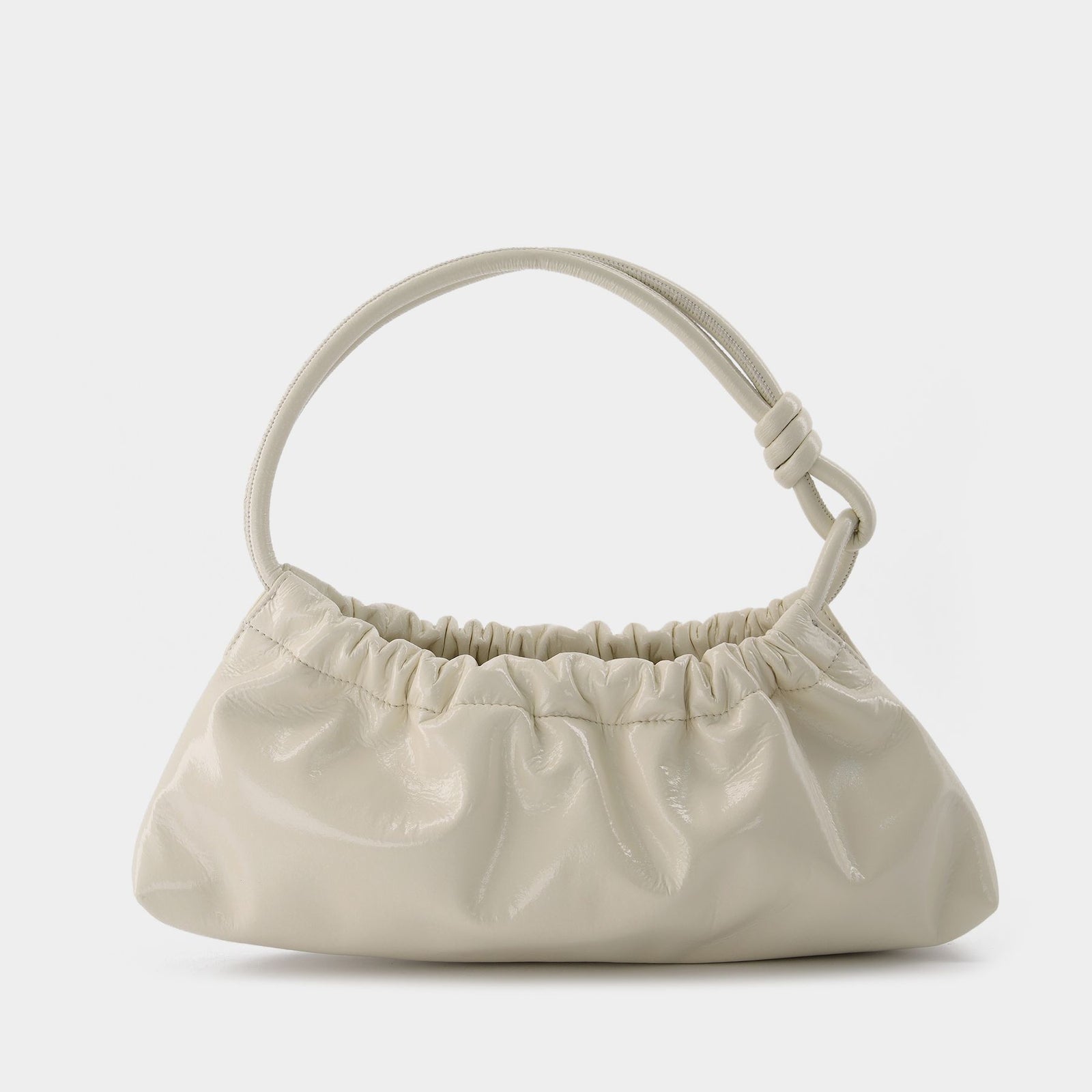 【関税込み】Valerie Bag in Cream Patent Vegan Leather Valerie Bag in Cream Patent Vegan Leather