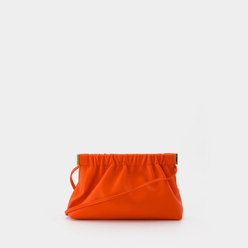 The Bar Mini Should Bag in Orange Vegan Leather