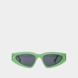 Crista Sunglasses - Nanushka - Acetate - Green