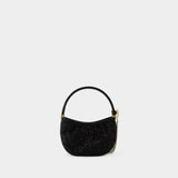 Micro Vesna Crystal Hobo Bag - Magda Butrym - Cristal - Black