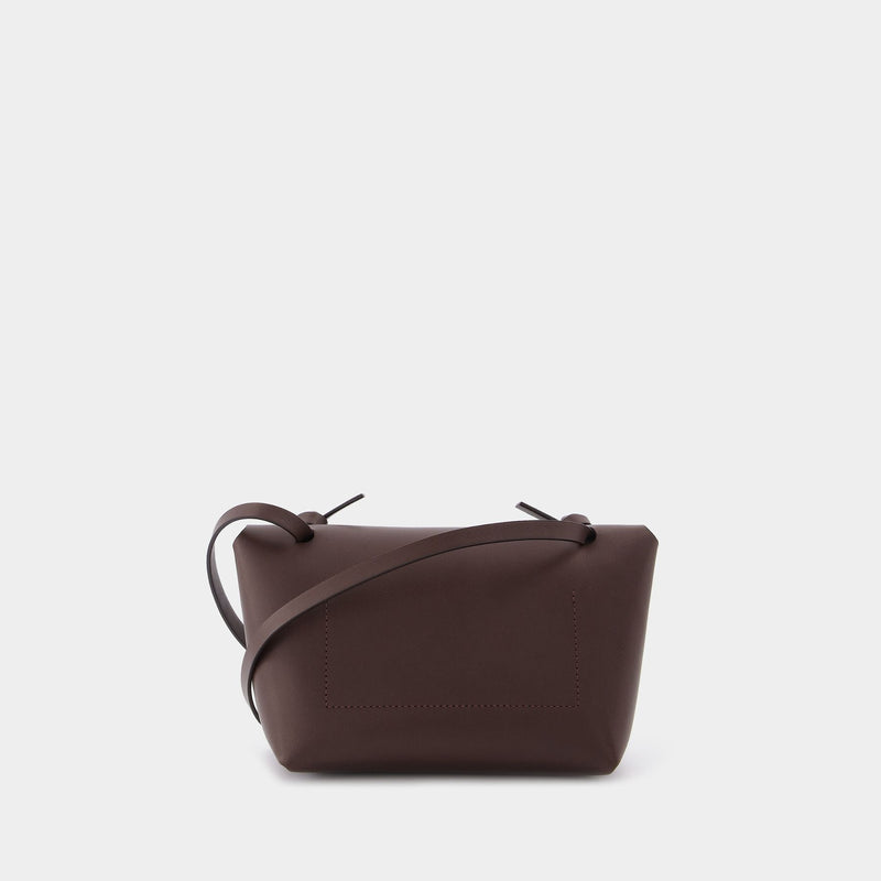 Alexandria Mini Bag in Brown Leather