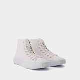 Ballow High Tag W in White Leather
