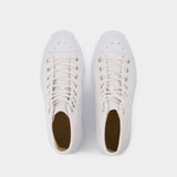 Ballow High Tag W in White Leather