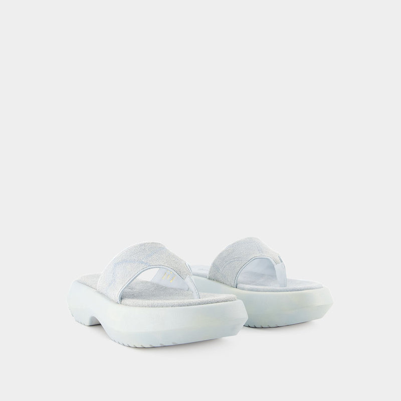 Sandals - Acne Studios - Blue/Beige - Leather