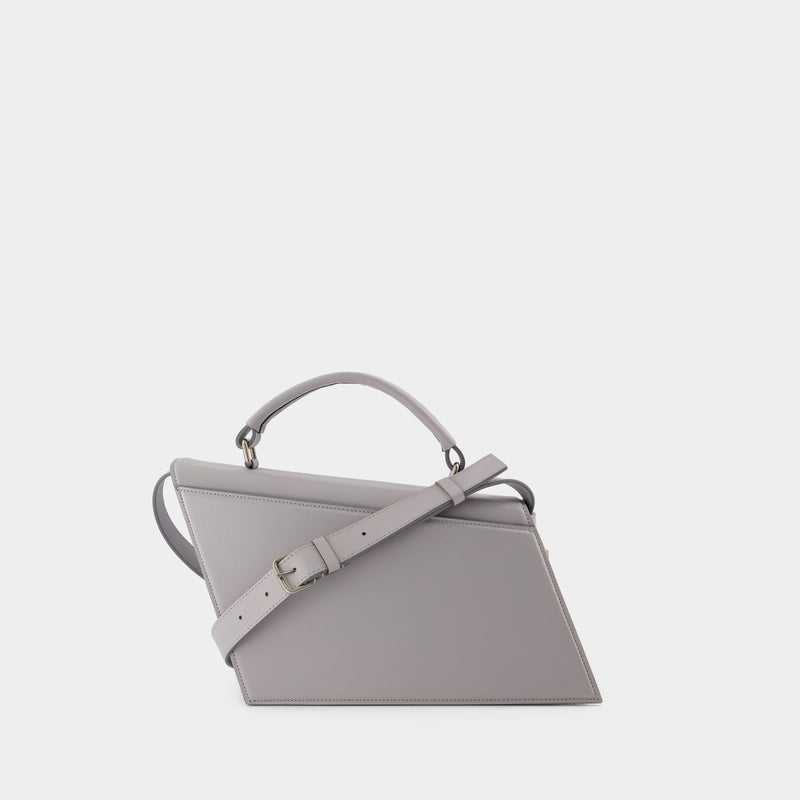 Distortion Crossbody - Acne Studios -  Grey Clair - Leather