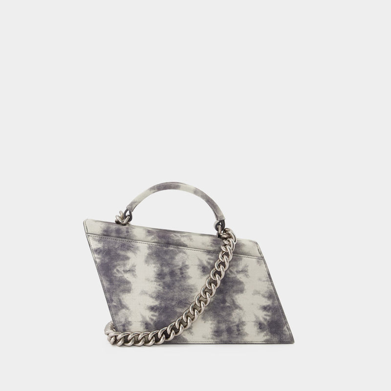 Tote Bag - Acne Studios - Off-White/Grey - Leather